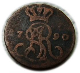 Obrazek dla: Grosz 1790 Stanisław August Poniatowski Warszawa