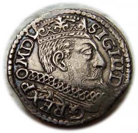 Obrazek dla: Trojak 1600 Zygmunt III Waza Poznań