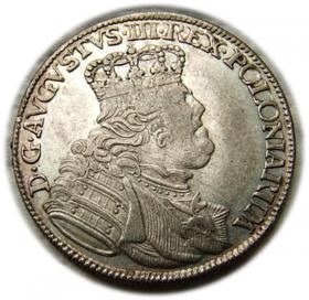 Obrazek dla: Ort 1754 August III Lipsk