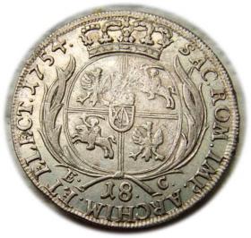 Obrazek 2 dla: Ort 1754 August III Lipsk