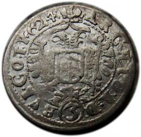 Obrazek 2 dla: 3 krajcary 1624 Ferdynand II Austria Wiedeń