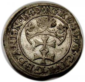 Obrazek 2 dla: Grosz 1540 Zygmunt I Stary Gdańsk