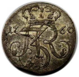 Obrazek 2 dla: Trojak 1760 August III Sas Gdańsk