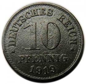 10 fenigów 1919 Niemcy 