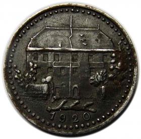 Obrazek 2 dla: 50 fenigów 1920 Munsingen Niemcy