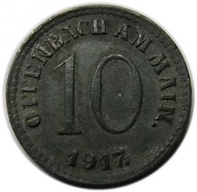 Obrazek dla: 10 fenigów 1917 Offenbad Niemcy