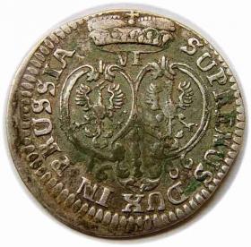 Obrazek 2 dla: Szóstak 1686 Fryderyk Wilhelm Prusy Królewiec