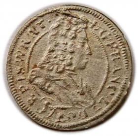 Obrazek dla: 1 krajcar 1700 Franciszek Ludwik von Pfalz Księstwo Nyskie Biskupów Wrocławskich Nysa