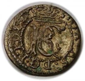 Obrazek dla: Szeląg 1653 Jan Kazimierz Wilno