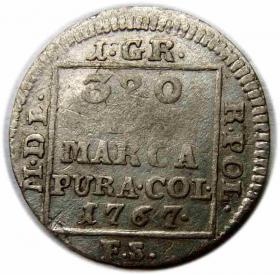 Obrazek dla: Grosz 1767 Stanisław August Poniatowski Warszawa