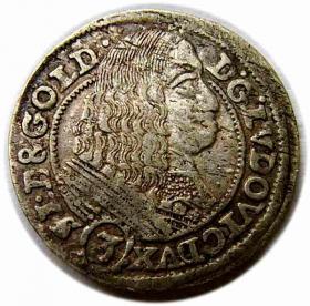 Obrazek dla: 3 krajcary 1661 Ludwik IV Legnicki Księstwo Brzesko  Legnicko  Wołowskie Brzeg