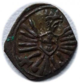 Obrazek 2 dla: Denar 1605 Zygmunt III Waza Poznań