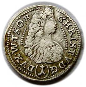 Obrazek dla: 1 krajcar 1683 Krystian Ulryk Wirtemberski Księstwo Oleśnickie Oleśnica