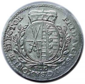 Obrazek dla: 1/12 talara 1764 Fryderyk August III Saksonia Drezno