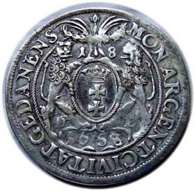 Obrazek 2 dla: Ort 1657/8 Jan Kazimierz Gdańsk