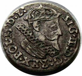 Obrazek dla: Trojak 1624 Zygmunt III Waza Kraków