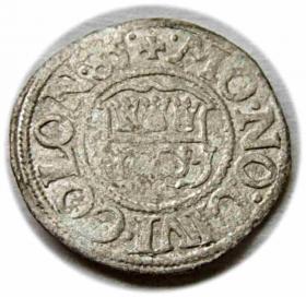 Obrazek 2 dla: Szeląg 1585 Wolne Miasto Kolonia