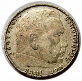 Obrazek dla: 2 marki 1938 Niemcy Berlin 