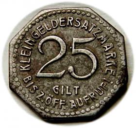 Obrazek dla: 25 fenigów Bystrzyca Kłodzka / Habelschwert