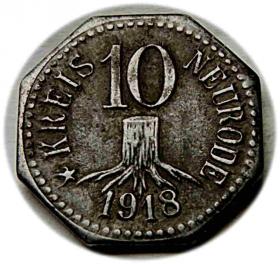 10 fenigów 1918 Nowa Ruda / Neurode
