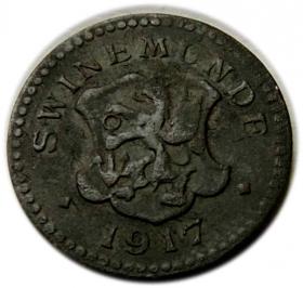 Obrazek 2 dla: 10 fenigów 1917 Świnoujście / Swinemunde