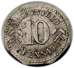 Obrazek dla: 10 fenigów 1918 Nowa Ruda / Neurode