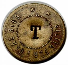 Obrazek 2 dla: Żeton piwny Niemcy