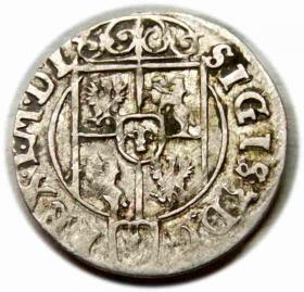 Obrazek 2 dla: Półtorak 1624 Zygmunt III Waza Bydgoszcz