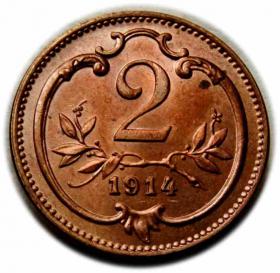 Obrazek dla: 2 halerze 1914 Franciszek Józef I Austria