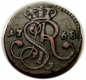 Obrazek dla: Grosz 1768 Stanisław August Poniatowski Kraków