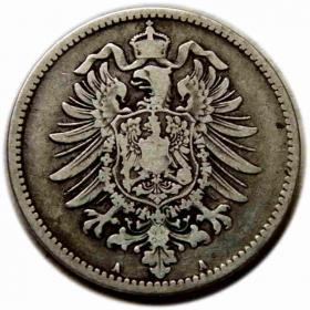 Obrazek dla: 1 marka 1876 Wilhelm I Hohenzollern Niemcy Berlin