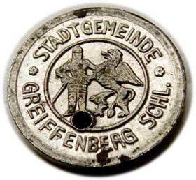 1 fenig 1919 Gryfów Śląski Greiffenberg