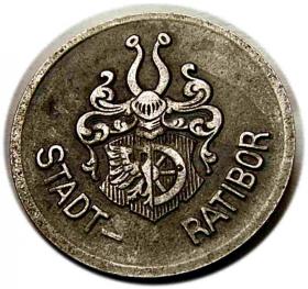 Obrazek 2 dla: 50 fenigów Racibórz / Ratibor
