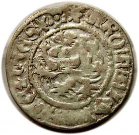 Obrazek 2 dla: Grosz praski Władysław II Jagiellończyk Czechy Praga