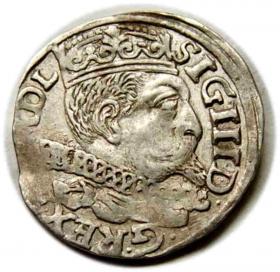 Obrazek dla: Trojak 1599 Zygmunt III Waza Wschowa