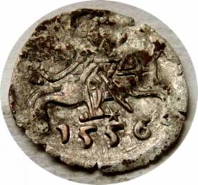 Obrazek dla: Denar 1556 Zygmunt II August Wilno