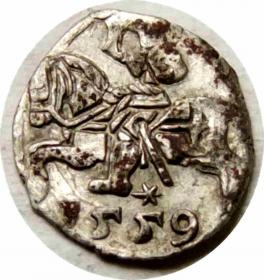 Obrazek dla: Denar 1559 Zygmunt II August Wilno