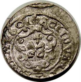 Obrazek 2 dla: Szeląg 1601 Zygmunt III Waza Ryga