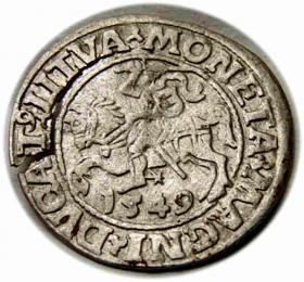 Obrazek dla: Półgrosz 1549 Zygmunt II August Wilno