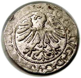 Obrazek 2 dla: Półgrosz 1565 Zygmunt II August Wilno