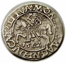 Obrazek dla: Półgrosz 1562 Zygmunt II August Wilno