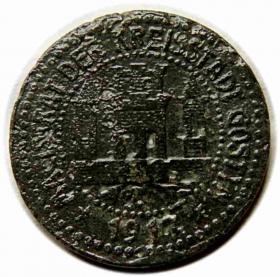 Obrazek 2 dla: 50 fenigów 1917 Gostyń / Gostyn