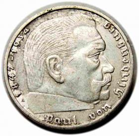 Obrazek dla: 2 marki 1937 A Niemcy Berlin