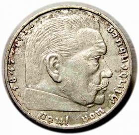 Obrazek dla: 2 marki 1937 A Niemcy Berlin