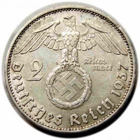 Obrazek 2 dla: 2 marki 1937 A Niemcy Berlin
