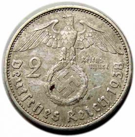 Obrazek 2 dla: 2 marki 1938 Niemcy Berlin