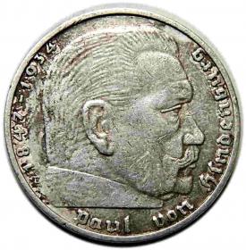 Obrazek dla: 2 marki 1937 J Niemcy Muldenhutten