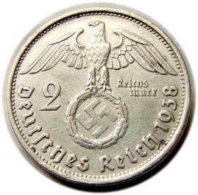 Obrazek 2 dla: 2 marki 1938 Niemcy Wiedeń