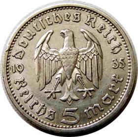 Obrazek 2 dla: 5 marek 1935 Niemcy Berlin 