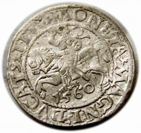 Obrazek dla: Półgrosz 1560 Zygmunt II August Wilno